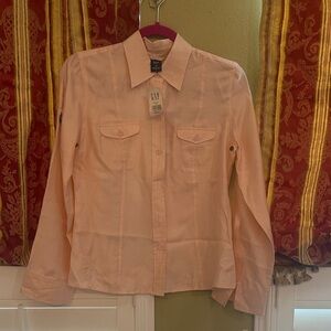 GAP Soft Pink Long Sleeve Shirt